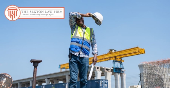construction worker on a summer day